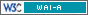Level A conformance icon, W3C-WAI Web Content Accessibility Guidelines 1.0